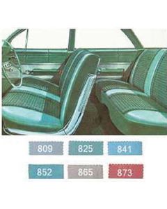 Full Size Chevy Preassembled Door Panel & Quarter Trim Panel Interior Kit Service, 4-Door Sedan, Impala, 1961