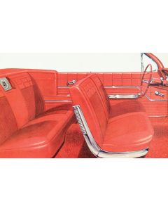 Full Size Chevy Seat Cover Set, Impala Convertible, 1962