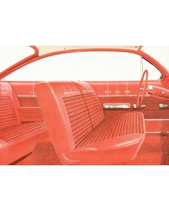 Full Size Chevy Seat Cover Set, 2-Door Hardtop, Bel Air, 1962