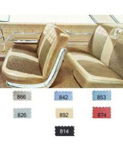 Full Size Chevy Preassembled Door Panel & Quarter Trim Panel Interior Kit Service, 2-Door Hardtop, Impala, 1962