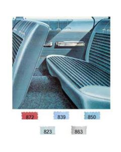 Full Size Chevy Preassembled Door Panel & Quarter Trim Panel Interior Kit Service, 4-Door Sedan, Bel Air, 1962