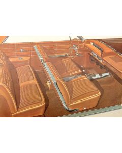 Full Size Chevy Seat Cover Set, 2-Door Hardtop, Impala SS, 1963