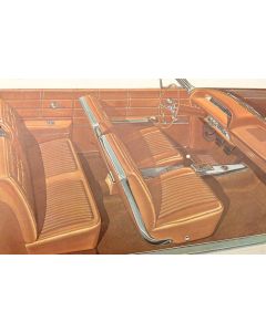 Full Size Chevy Seat Cover Set, Impala SS Convertible, 1963