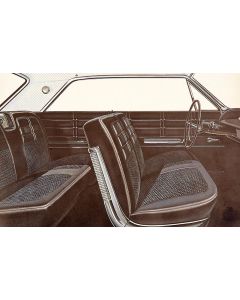 Full Size Chevy Seat Cover Set, 2-Door Hardtop, Impala, 1963