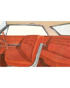 Full Size Chevy Seat Cover Set, 4-Door Hardtop, Impala, 1963