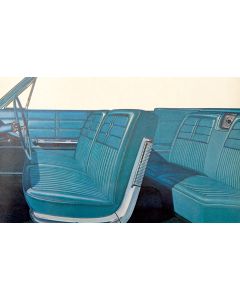 Full Size Chevy Seat Cover Set, Impala Convertible, 1963