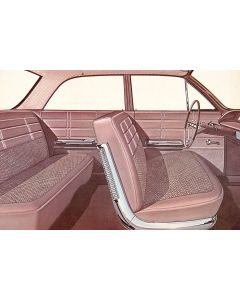 Full Size Chevy Seat Cover Set, 4-Door Sedan, Impala, 1963