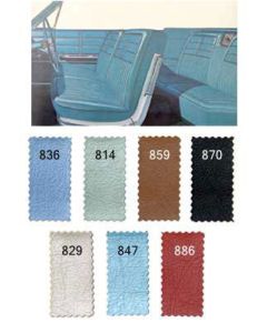 Full Size Chevy Preassembled Door Panel & Quarter Trim Panel Interior Kit Service, Impala Convertible, 1963