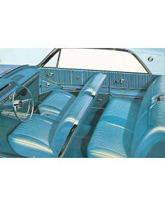 Full Size Chevy Seat Cover Set, 2-Door Hardtop, Impala SS, 1964