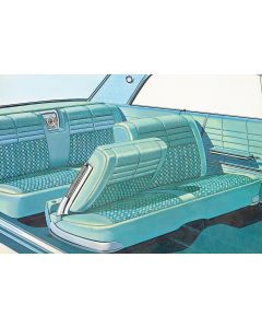 Full Size Chevy Seat Cover Set, 2-Door Hardtop, Impala, 1964
