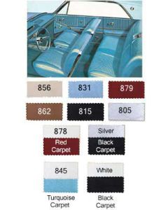 Full Size Chevy Preassembled Door Panel & Quarter Trim Panel Interior Kit Service, 2-Door Hardtop, Impala SS, 1964