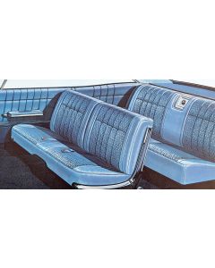 Full Size Chevy Seat Cover Set, Cloth, 2-Door Hardtop, Impala, 1965