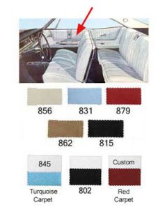 Full Size Chevy Preassembled Door Panels, Impala SS 2-Door Convertible & Hardtop, 1965
