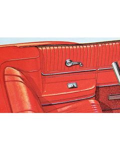 Full Size Chevy Preassembled Rear Quarter Trim Panels, Impala SS Convertible, 1965