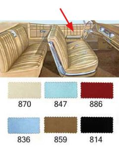 Full Size Chevy Preassembled Door Panels, Impala 2-Door Convertible & Hardtop, 1965