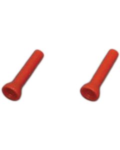 Full Size Chevy Interior Door Lock Knobs, Red, 1961-1962
