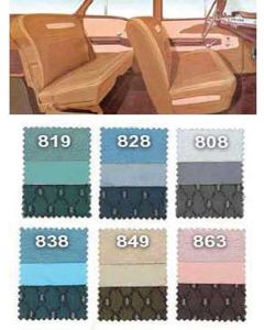Full Size Chevy Seat Cover Set, Nomad, 1958