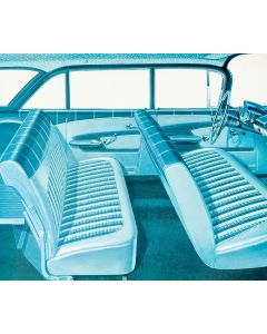 Full Size Chevy Seat Cover Set, 4-Door Wagon, Nomad, 1959