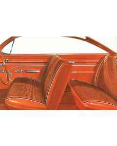 Full Size Chevy Seat Cover Set, 2-Door Hardtop, Bel Air, 1961