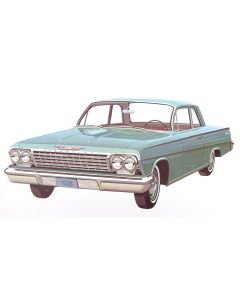 Full Size Chevy Seat Cover Set, 2-Door Sedan, Biscayne, 1962