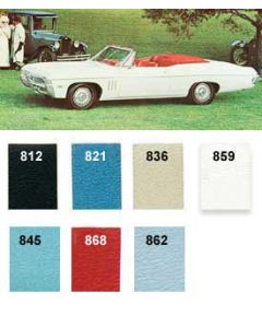 Full Size Chevy Preassembled Rear Quarter Trim Panels, Impala SS Convertible, 1968