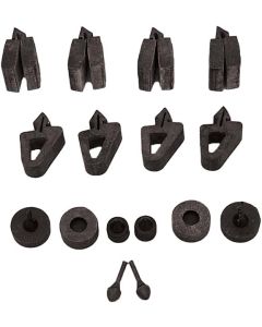 Full Size Chevy Body Bumper & Grommet Kit, 1963-1964