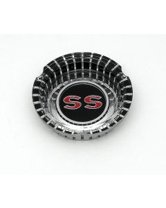 Full Size Chevy Wheel Cover Emblem Insert, Impala SS, 1964