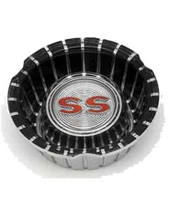 Full Size Chevy Wheel Cover Emblem Insert, Impala SS, 1963