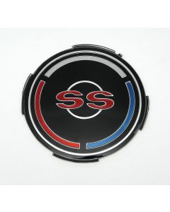 Full Size Chevy Wheel Cover Emblem Insert, Impala SS, 1967