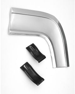 Full Size Chevy Quarter Trunk Extension Molding, Right, Non-SS, Impala, 1964