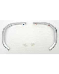 1964 Chevy Front Fender Headlight Eyebrow Moldings Aluminum