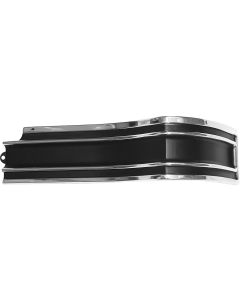 1965 Chevy Impala SS Quarter Panel Molding Extension Right Rear Black