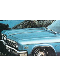 Full Size Chevy Hood Windsplit Molding, 1965