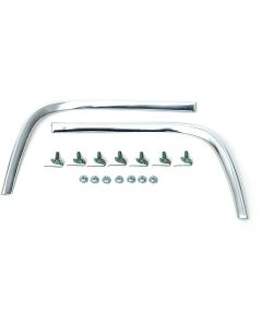 Full Size Chevy Corner Cove Moldings, Rear 2-Door, 1967