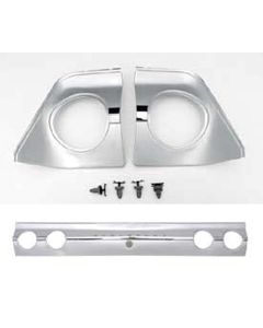 1962 Chevy Impala Trunk Panel Insert & Coves With Trim Bar