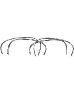 Full Size Chevy Wheel Well Opening Molding Set, 1969