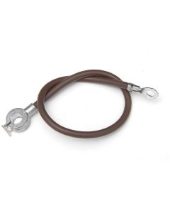Full Size Chevy Spring Ring Battery Cable, Negative, 348 & 409ci, 1961-1962