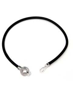 Full Size Chevy Battery Cable, Negative, 6-Cylinder, 1963