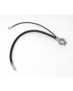 Full Size Chevy Spring Ring Battery Cable, Negative, 409ci Without Air Conditioning, 1964, Big Block With Air Conditioning, 1966