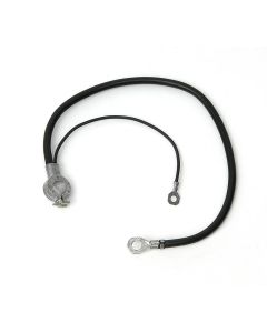 Full Size Chevy Spring Ring Battery Cable, Negative, For Cars With Air Conditioning, Small Block, 1967