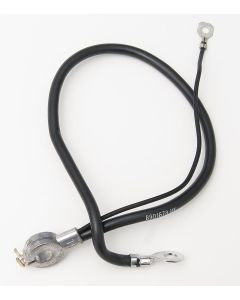 Full Size Chevy Battery Cable, Negative, Spring Ring-Type, 1970