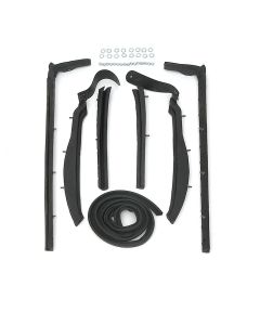 Full Size Chevy Roofrail Weatherstrip Set, Convertible, 1962-1964