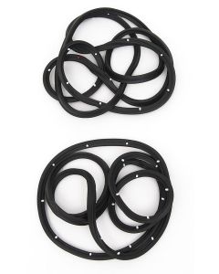 Full Size Chevy Door Weatherstrip, Front, 4-Door Sedan & Wagon, 1963-1964