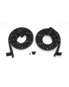 Door Weatherstrip,2Dr Hardtop/Conv,w/Molded Ends,65-66