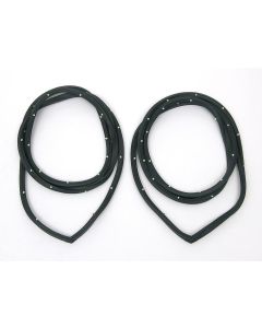 Full Size Chevy Door Weatherstrip, Rear, 4-Door Sedan, 1965-1966