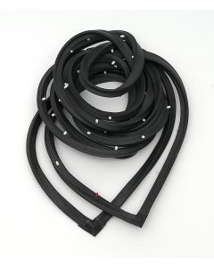 Full Size Chevy Door Weatherstrip, Rear, 4-Door Sedan, 1967-1968