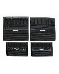 Full Size Chevy Floor Mats, Accessory, Black, 1958