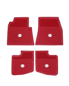 Chevy Floor Mats, Accessory, Dark Red, 1959-1960