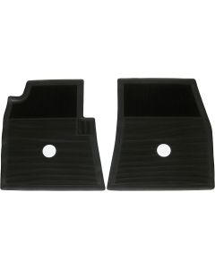Full Size Chevy Accessory Floor Mats, Black, El Camino, 1959-1960