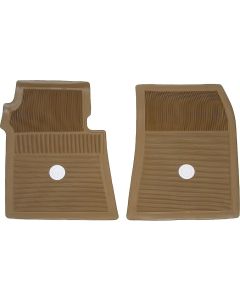 Full Size Chevy Accessory Floor Mats, Tan, El Camino, 1959-1960